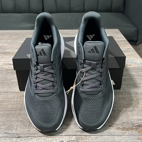 NWT Adidas Runfalcon 5 Running Men's Shoes - Dark Gray - IE8819 - Picture 10 of 12